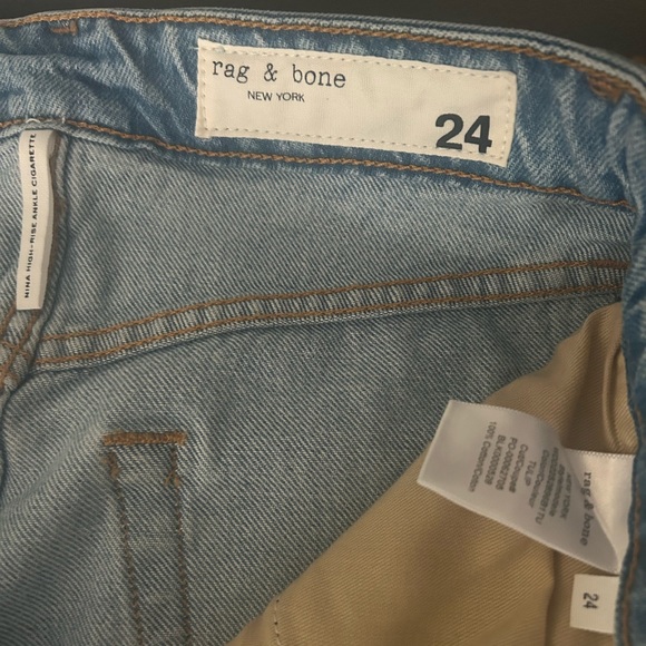 Rag & Bone Nina High Rise Ankle Cigarette Jeans - BRAND NEW - Picture 3 of 6